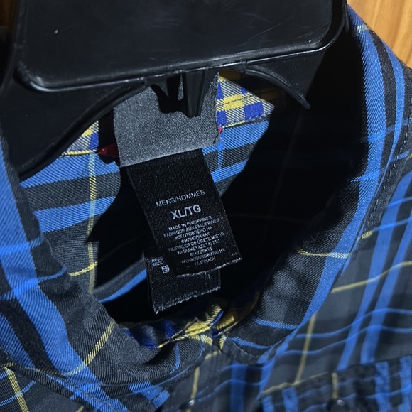 The North Face Long Sleeve Snap Button Up Shirt Collared XL Outdoor Hiking - Picture 3 of 7